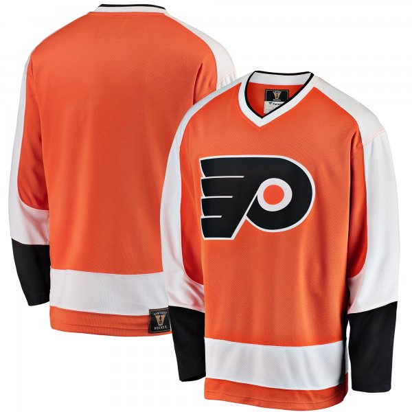 Men's Philadelphia Flyers Fanatics Orange Premier Breakaway Heritage Blank Jersey