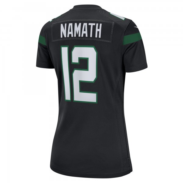 Women's New York Jets Joe Namath Nike Black Retired Player Jersey