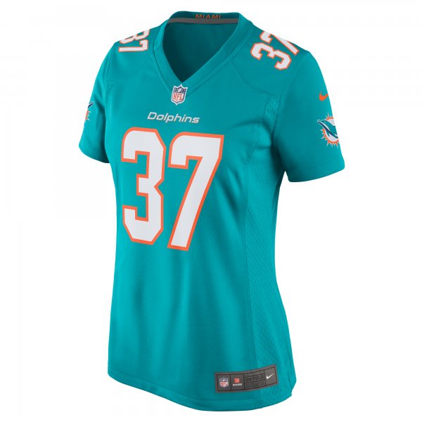 Women's Miami Dolphins Jake Funk Nike  Aqua  Game Jersey