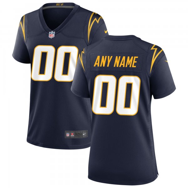 Women's Los Angeles Chargers Nike Navy Alternate Custom Game Jersey