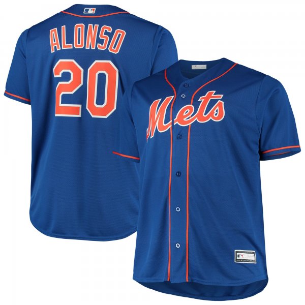 Men's New York Mets Pete Alonso Royal Big & Tall Replica Player Jersey