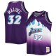 Men's Utah Jazz Karl Malone Mitchell & Ness Purple Big & Tall Hardwood Classics 1996/97 Swingman Jersey