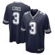 Men's Dallas Cowboys Brandin Cooks Nike Navy  Game Jersey