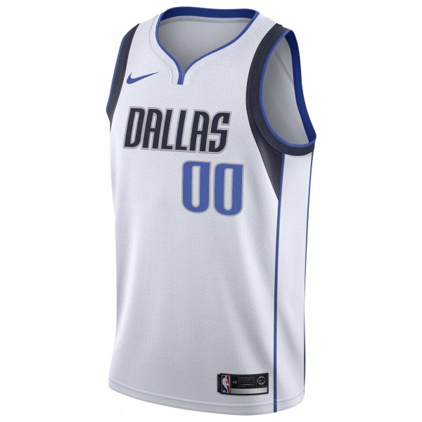 Men's Dallas Mavericks Nike White 2020/21 Swingman Custom Jersey - Association Edition