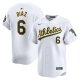 Men's Oakland Athletics Jordan Diaz Nike White Home Limited Player Jersey