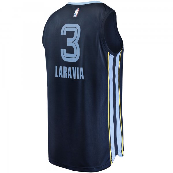 Men's Memphis Grizzlies Jake LaRavia Fanatics Navy Fast Break Replica Player Jersey - Icon Edition