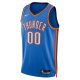 Unisex Oklahoma City Thunder Nike Blue Swingman Custom Jersey - Icon Edition