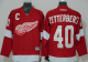 Detroit Red Wings #40 Henrik Zetterberg Red Stitched NHL Jersey