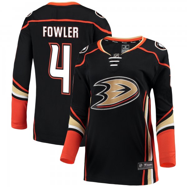 Women's Anaheim Ducks Cam Fowler Fanatics Black Breakaway Jersey