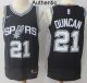 Men's Nike San Antonio Spurs #21 Tim Duncan Black Icon Edition NBA Jersey