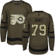 Philadelphia Flyers #79 Carter Hart Green Salute to Service Stitched NHL Jersey