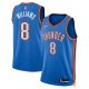 Unisex Oklahoma City Thunder Jalen Williams Nike Blue Swingman Replica Jersey - Icon Edition