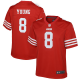 Youth San Francisco 49ers Steve Young Nike Scarlet Retired Player Game Jersey-(2022 New Style)