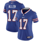 Nike Buffalo Bills #17 Josh Allen Royal Blue Team Color Women's Stitched NFL Vapor Untouchable Limited Jersey