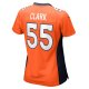 Women's Denver Broncos Frank Clark Nike  Orange Team Game Jersey