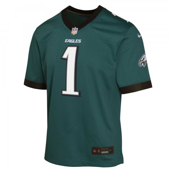 Youth Philadelphia Eagles Jalen Hurts Nike Midnight Green Game Jersey