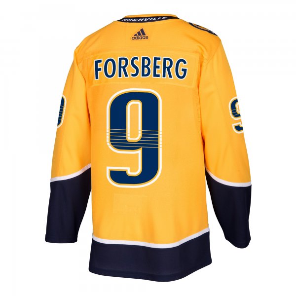 Men's Nashville Predators Filip Forsberg adidas Gold Player Jersey