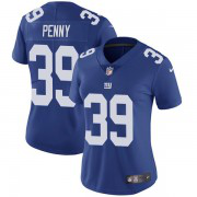 Women's New York Giants #39 Elijhaa Penny Limite Royal Nike Team Color Vapor Untouchable Jersey