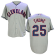 Cleveland Indians #25 Jim Thome Grey New Cool Base Stitched MLB Jersey