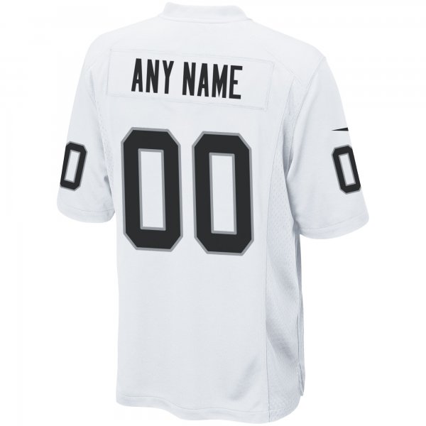 Men's Las Vegas Raiders Nike White Custom Game Jersey