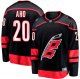 Men's Carolina Hurricanes #20 Sebastian Aho Fanatics Branded Black Home Breakaway Jersey