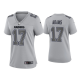 WoMen's Las Vegas Raiders Davante Adams Gray Atmosphere Fashion Game Jersey