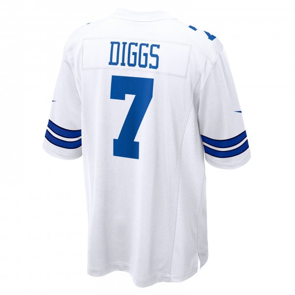 Men's Dallas Cowboys Trevon Diggs Nike White Game Jersey