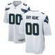 Men's Seattle Seahawks Nike White Custom Game Jersey