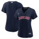 Women's Cleveland Guardians Nike Navy Alternate Official Replica Jersey