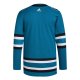 Men's San Jose Sharks adidas Teal Home Primegreen Jersey