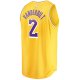 Men's Los Angeles Lakers Jarred Vanderbilt Fanatics Gold Fast Break Player Jersey - Icon Edition