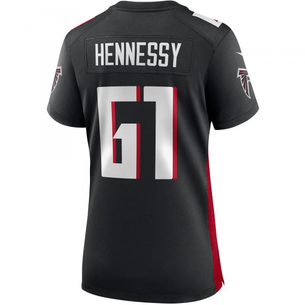 Women's Atlanta Falcons Matt Hennessy Nike Black Game Jersey