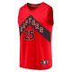 Youth Toronto Raptors Chris Boucher Fanatics Red  Fast Break Replica Jersey - Icon Edition