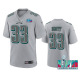 Men's Philadelphia Eagles Josiah Scott Gray Super Bowl LVII Atmosphere Jersey