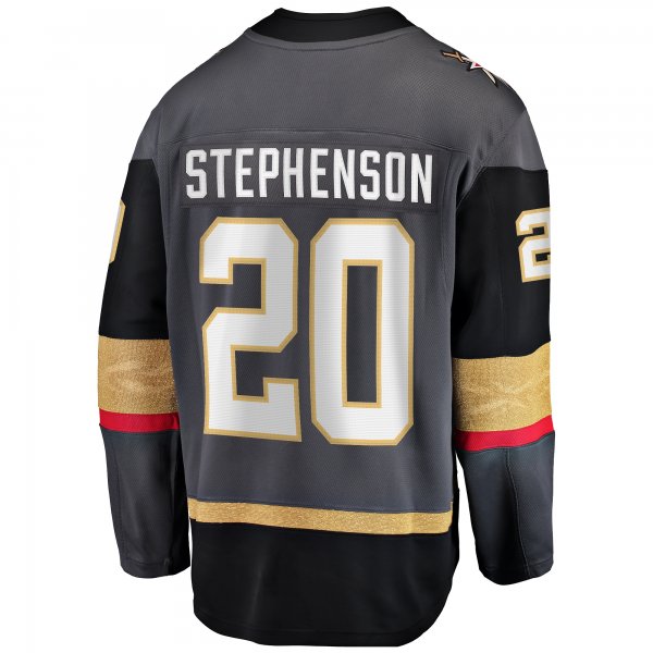 Men's Vegas Golden Knights Chandler Stephenson Fanatics Gray Alternate Breakaway Player Jersey