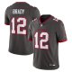 Men's Tampa Bay Buccaneers Tom Brady Nike Pewter Alternate Vapor Untouchable Limited Jersey