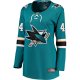 Women's San Jose Sharks Marc-Edouard Vlasic Fanatics Teal Breakaway Jersey