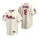 Men's Philadelphia Phillies Jean Segura Cream 2022 World Series Cool Base Jersey