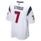 Men's Houston Texans CJ Stroud Nike White 2023 NFL Draft First Round Pick Game Jersey