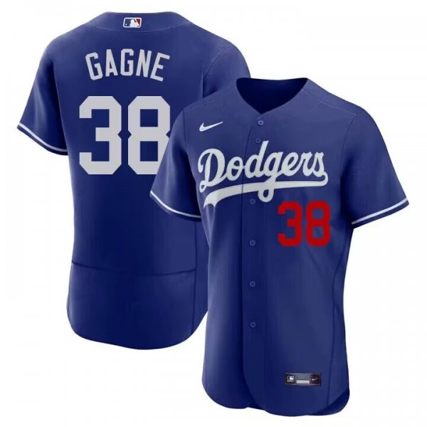 Men's Los Angeles Dodgers  #38 Eric Gagne Flexbase Nike Royal Blue Jersey