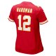 Women's Kansas City Chiefs Mecole Hardman Nike  Red  Game Jersey