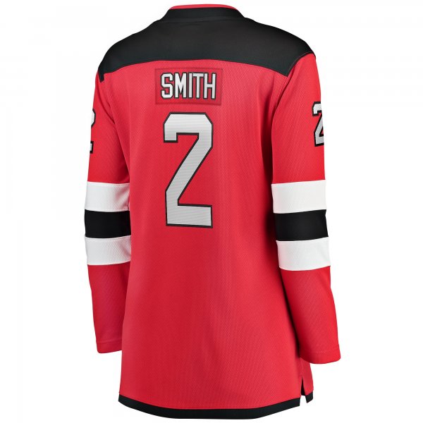 Women's New Jersey Devils Brendan Smith Fanatics Red Home Breakaway Player Jersey