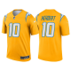 Men's Los Angeles Chargers #10 Justin Herbert Gold 2021 Limited NFL Jersey