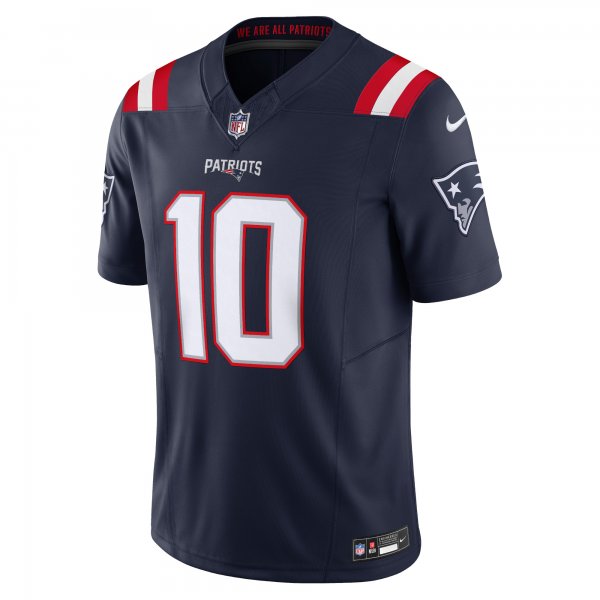 Men's New England Patriots Mac Jones Nike Navy Vapor F.U.S.E. Limited Jersey