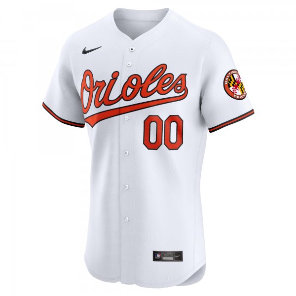 Men's Baltimore Orioles Nike White Home Elite Pick-A-Player Retired Roster Jersey