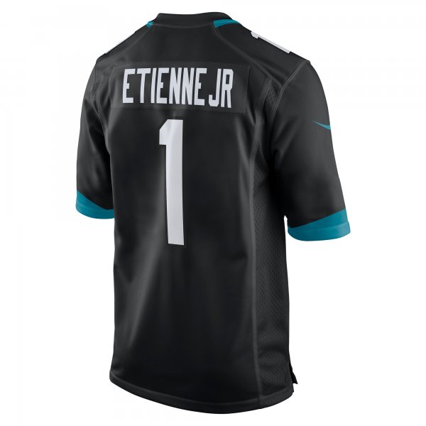 Men's Jacksonville Jaguars Travis Etienne Nike Black Game Jersey