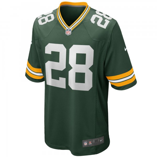 Men's Green Bay Packers AJ Dillon Nike Green Team Game Jersey