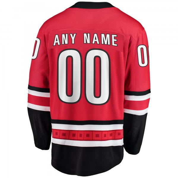 Men's Carolina Hurricanes Fanatics Red Alternate Breakaway Custom Jersey