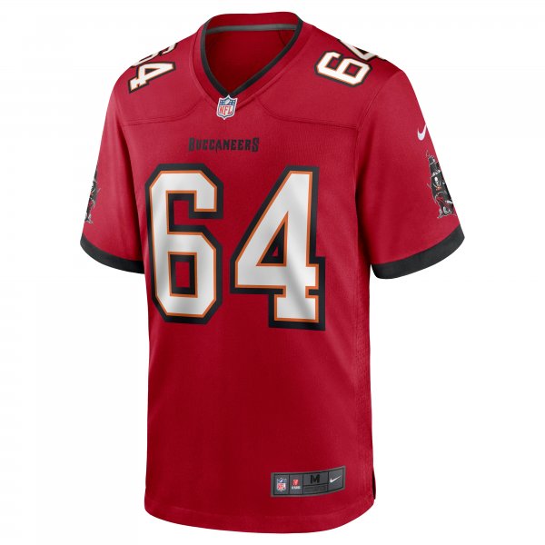 Men's Tampa Bay Buccaneers Aaron Stinnie Nike Red Game Jersey