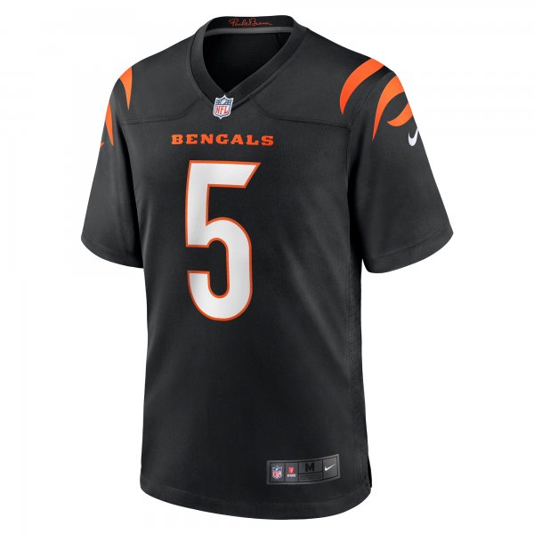 Men's Cincinnati Bengals Tee Higgins Nike Black Game Player Jersey